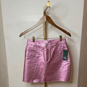 NEW! Wild Fable Shimmering Pink Mini Skirt